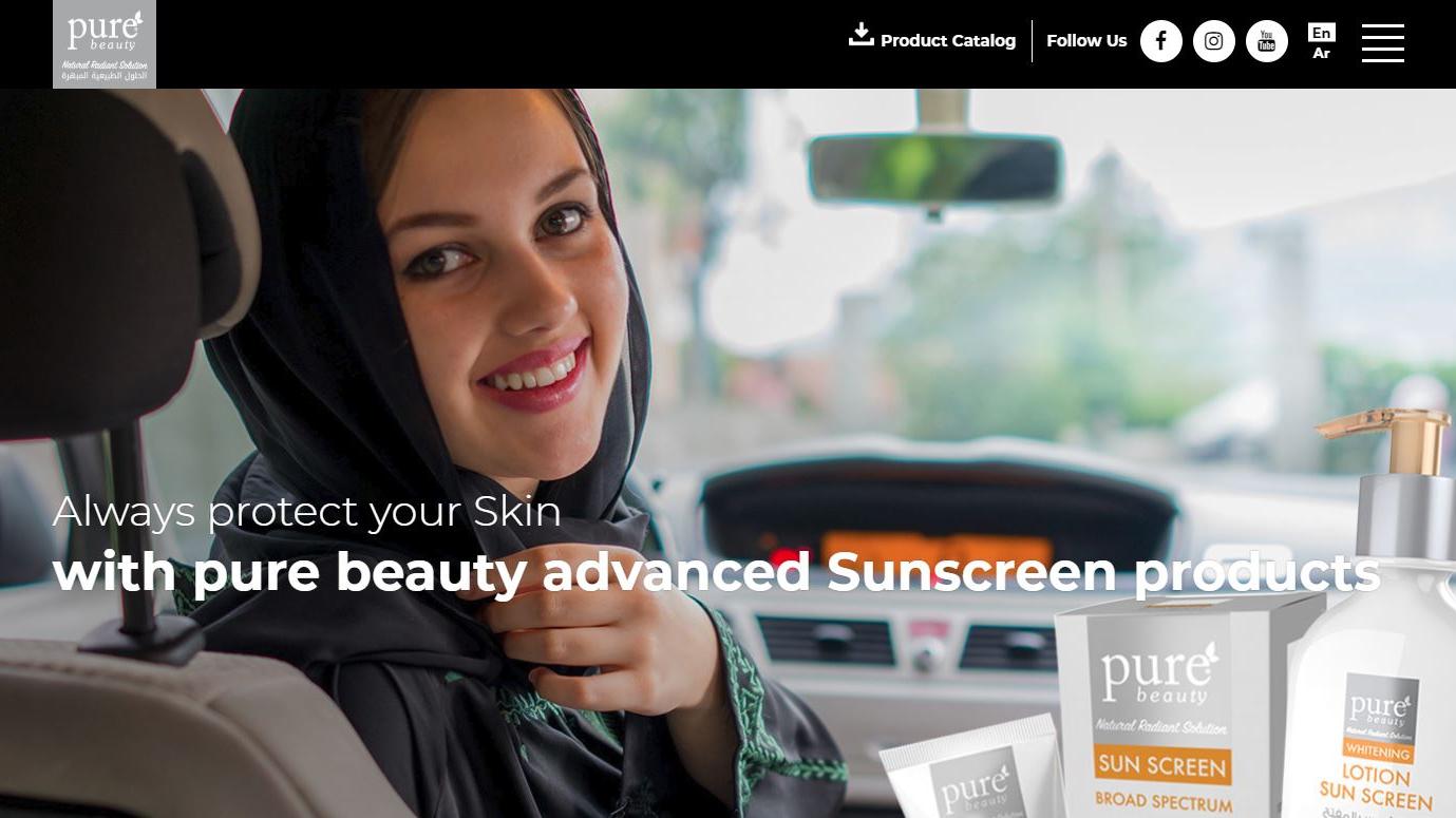 Pure Beauty Launched Its New Website